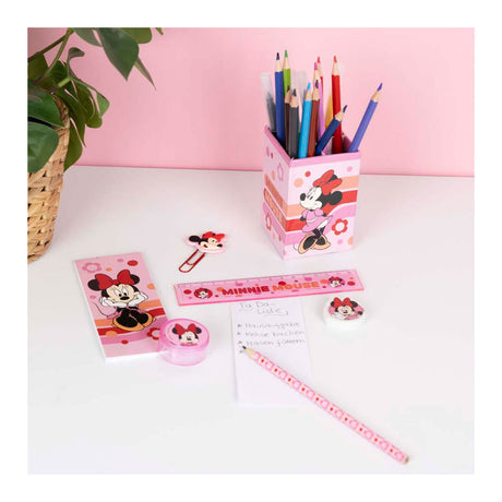 Juego de escritorio undercover minni mouse - 7 piezas.