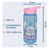Botella para beber lilo stitch | 4 piezas