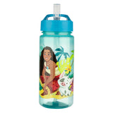 Serie Disney vaiana - botella de agua - 500ml - material seguro - énfasis en principales cifras salariales