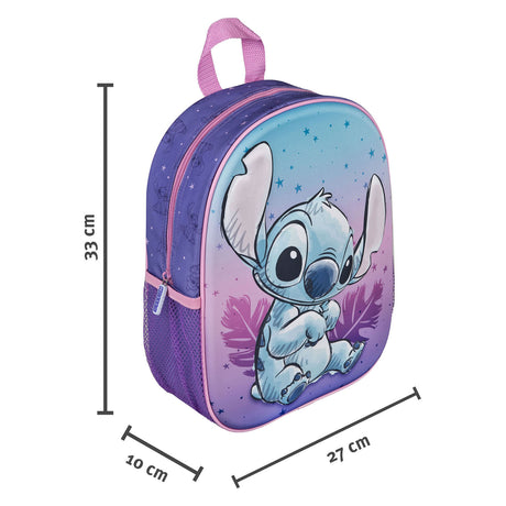 Mochila 3d puntada encubierta