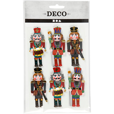 Empresa creativa https: www.cchobby.nl Pegatinas 3d-cascanueces-h-75-mm-b-30-mm-espesor-7-mm-6-piezas-1-caja