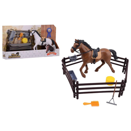 Johntoy John juguete caballo juego con accesorios en caja
