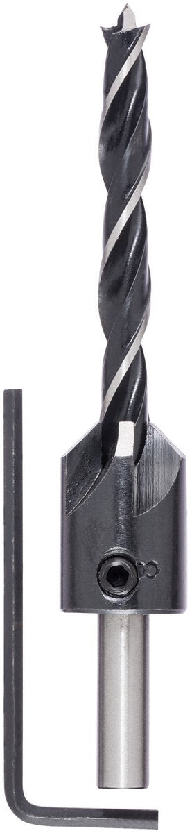 Bosch - broca helicoidal para madera con broca avellanadora de 7 mm