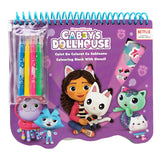 Bloque para colorear de la casa de muñecas de Toyland Gabby con rotuladores y plantillas