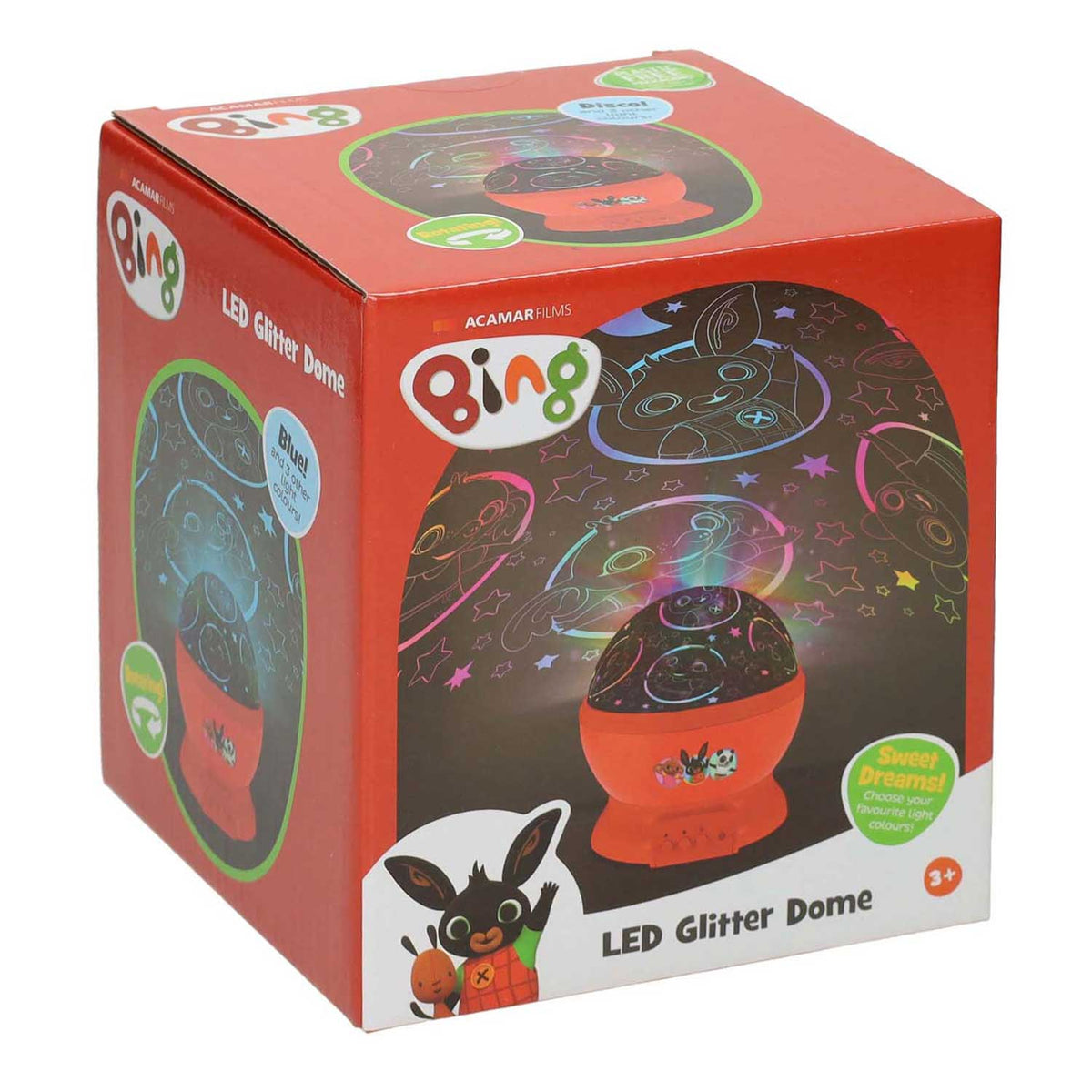 Cúpula LED con purpurina Bing de Toyland.