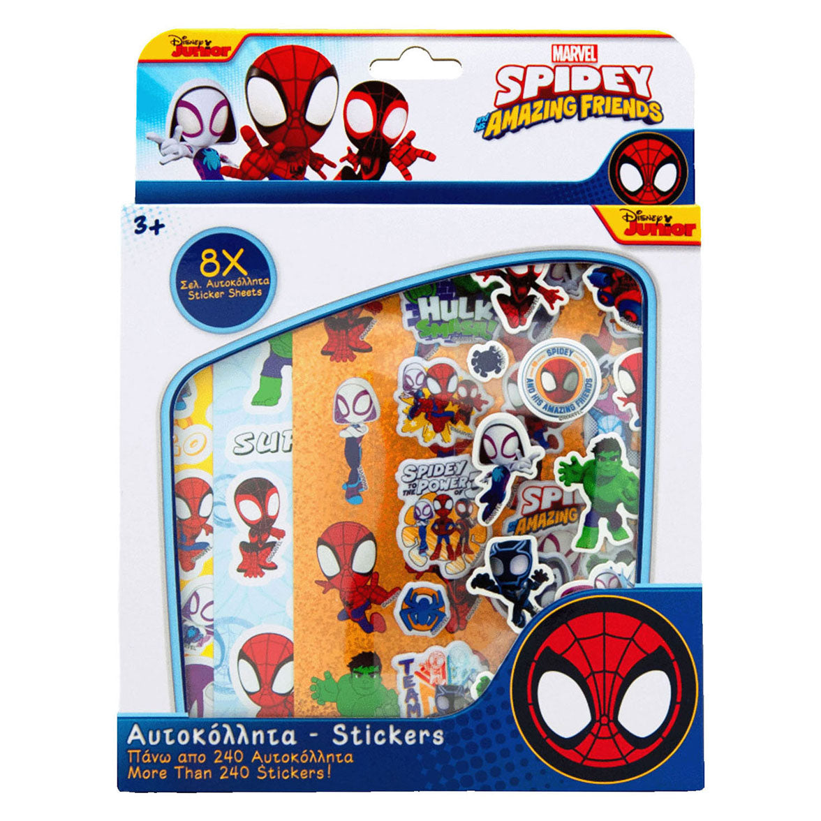 Spidey Stickers set, 240 °.