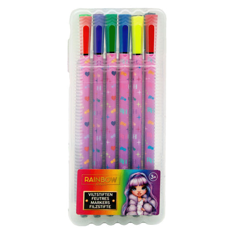 Rotuladores altos Toyland Rainbow, 6 uds.