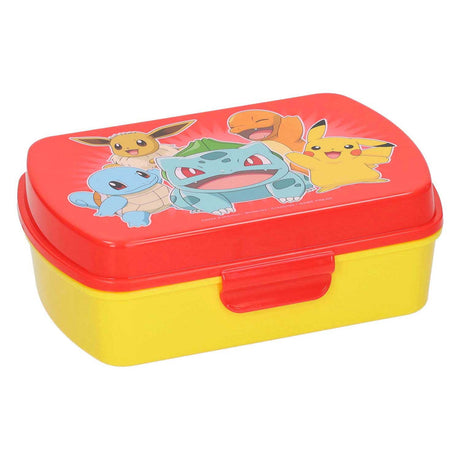 Bocadillo de plástico divertido Pokémon rojo