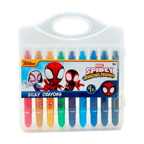 Crayones de gel sedoso Disney Spidey - 9 piezas