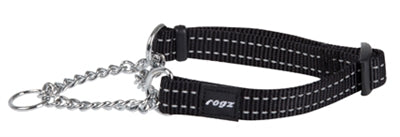 Rogz para perros Snake Halfslip Collar Black