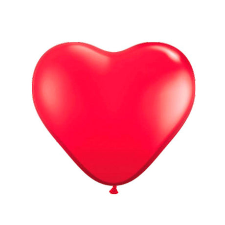Folat Bv Hart Balloons - Rojo, 8st.