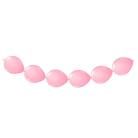 Globos con botón rosa Folat bv, 8 uds.