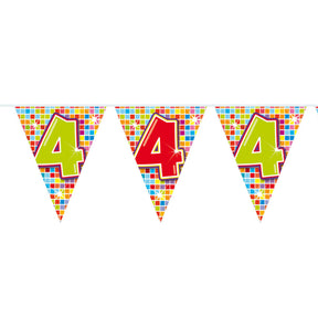 Folat bv mini flag line bloques 4 años, 3 metros.
