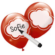 Globos para escribir de colores Folat bv, 6 uds.