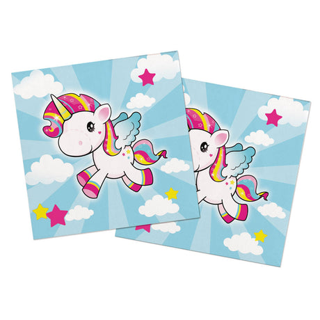 Servilletas de unicornio Folat bv, 20 uds.