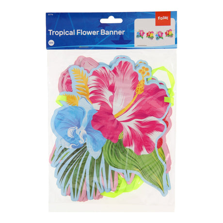 Guirnalda de flores tropicales Folat bv, 6 metros.