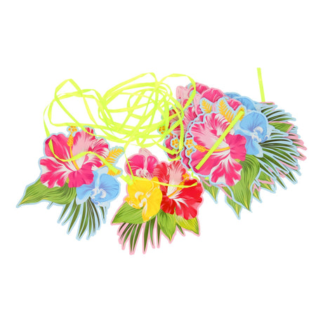 Guirnalda de flores tropicales Folat bv, 6 metros.
