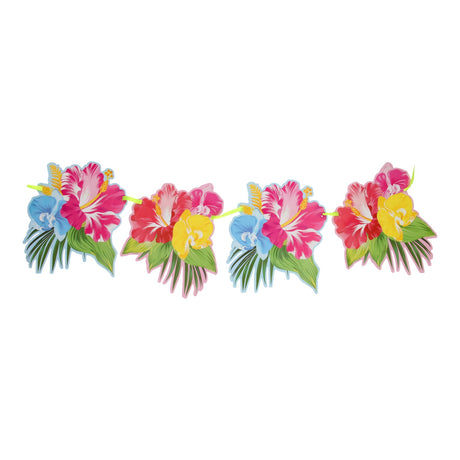 Guirnalda de flores tropicales Folat bv, 6 metros.