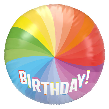 Folat bv Globo de aluminio 3D 'Feliz cumpleaños', 56 cm