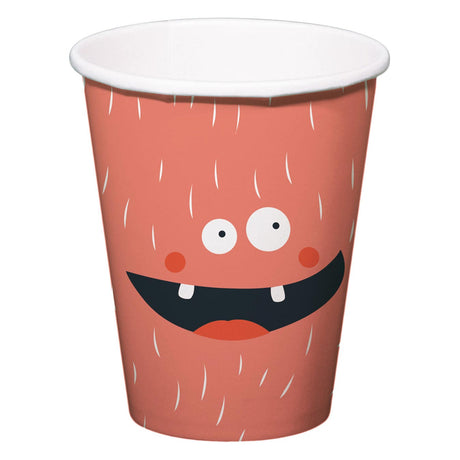 Vasos de papel Folat bv monster bash 250ml, 6 uds.