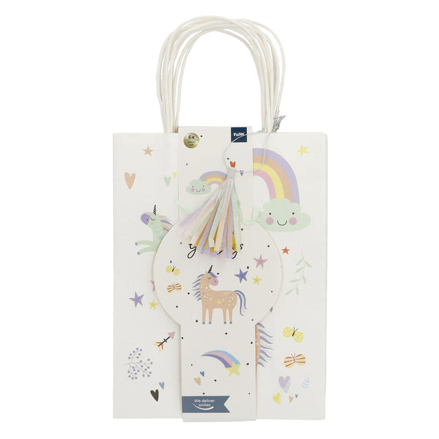 Bolsas dispensadoras Folat BV Unicornios Arcoíris, 6 uds.