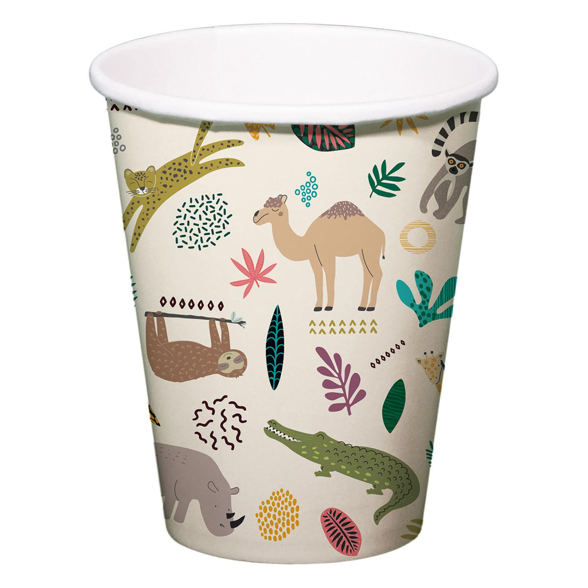 Folat bv vasos de papel animales salvajes 6 uds.