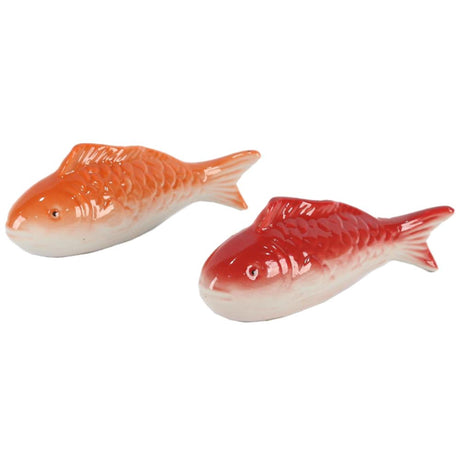 Gerkimex pez flotante 16cm 2 tipos rojo o naranja