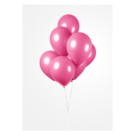Globos globos rosa duro 30 cm, 10st.