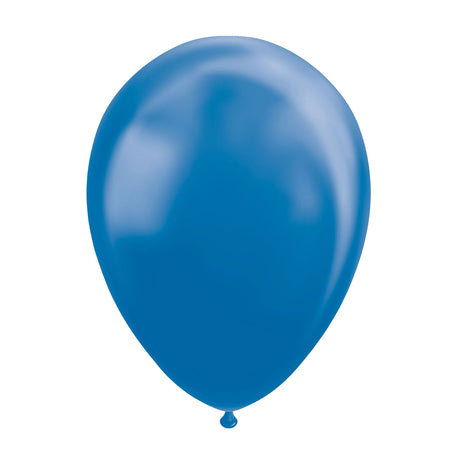Globos globos azul metálico 30 cm, 10º.
