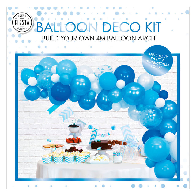 Globos set arco de globos azul