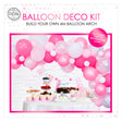 Globos set arco de globos rosa