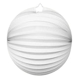 Linterna de papel de globos alrededor de blanco, 25 cm