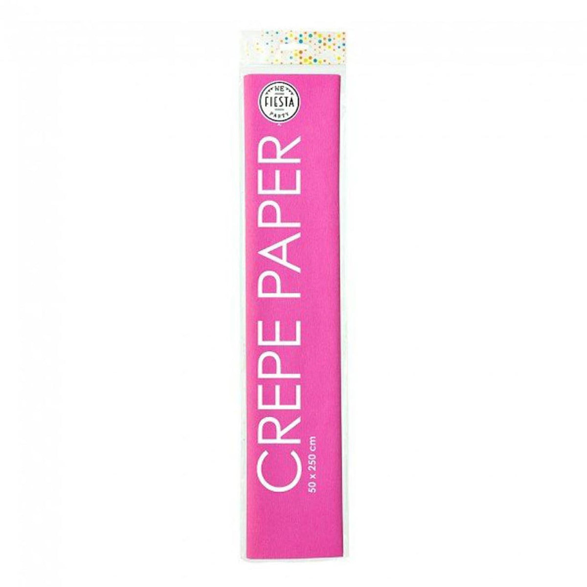 Globos papel crepé rosa duro, 50x250cm
