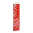Globos Metallic Crepe Papier Red, 50x150cm