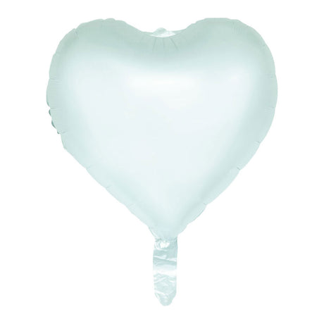 Globos globo foil 18 pulgadas acuarelas corazones - verde pastel