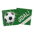 Servilletas Globos fútbol 20 piezas 33x33 cm | 4 piezas
