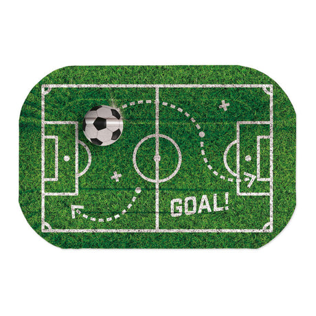 Platos de servir de papel Globos 30x20cm fútbol - 2 uds.
