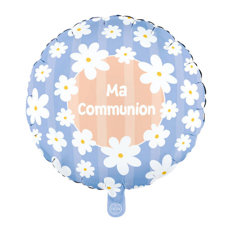 Globos globo foil 18 pulgadas redondo margaritas ma comunion