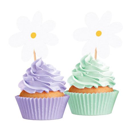 Globos cake picks margaritas - 12 uds.