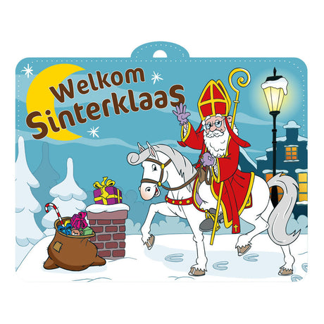 Escudo de fiesta Globos 30x40cm Sinterklaas