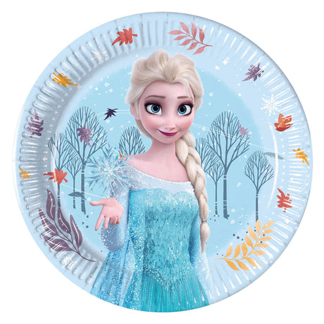 Platos de papel Globos 20cm maravilla idílica congelada - 8 uds.