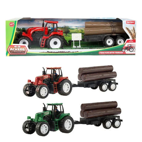 Toi-toys toi toys tractor friccion con remolque 44cm