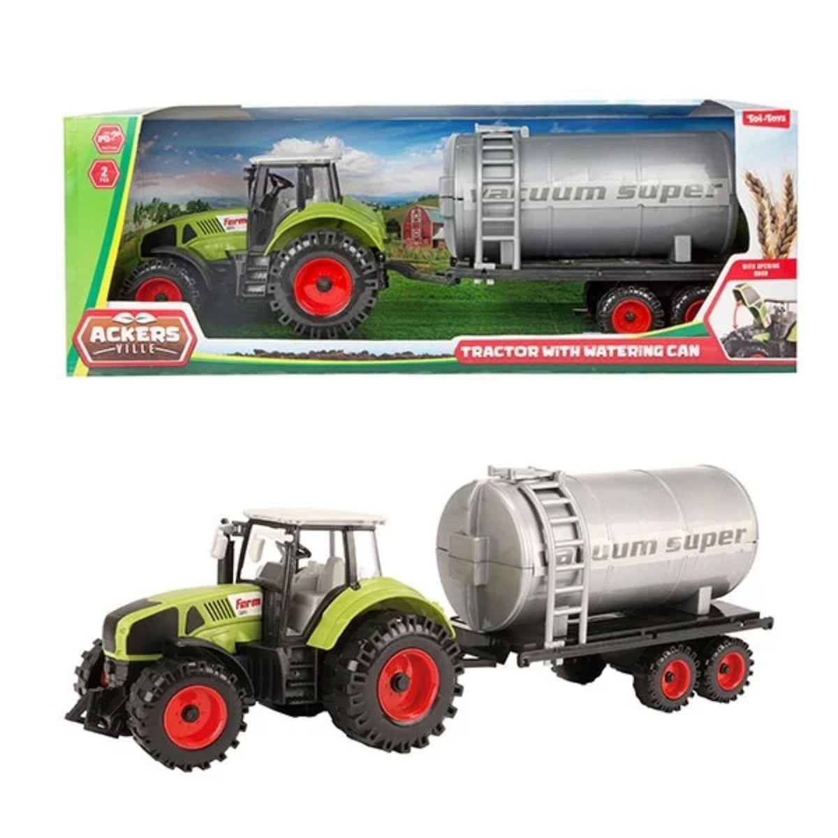 Toi-toys toi toys tractor 20cm con deposito de agua