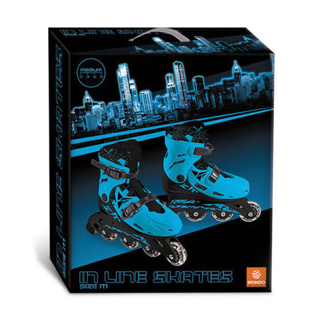 Patines en línea Mondo azul, talla 33-36