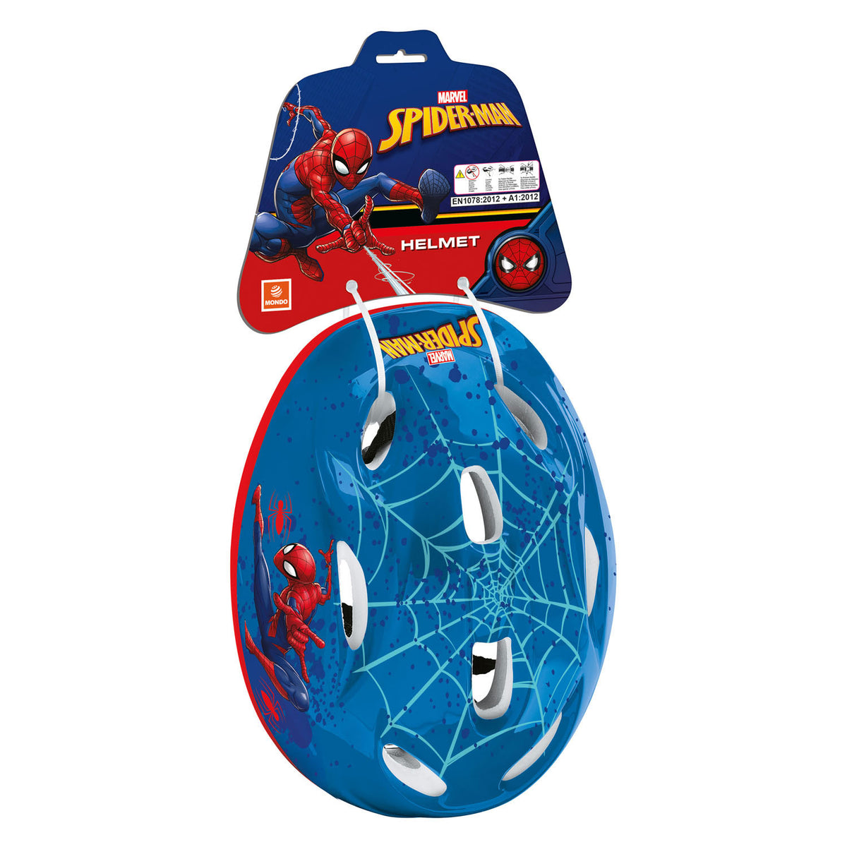 Casco Mondo Spiderman - ajustable - 52-56cm