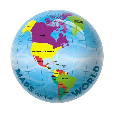 Globo terráqueo decorativo Mondo, 23 cm
