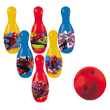 Juego de bolos Mondo Spiderman de juguete - 7 piezas - Plástico - Niño.