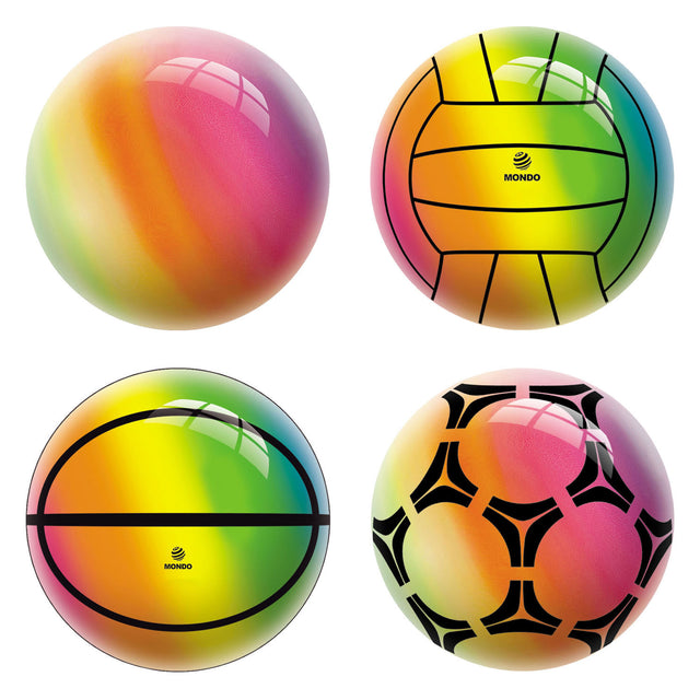 Mondo bola decorativa arcoíris - 14cm