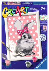 Ravensburger Pintura de creart en número - Conejo con brillos
