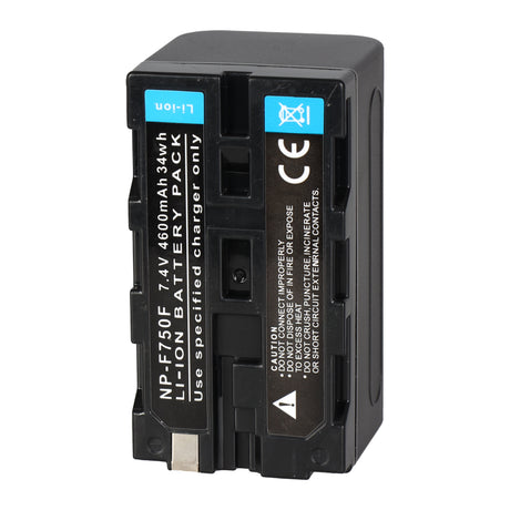 Falcon Eyes 2 x batería NP-F750 + cargador de batería SP-CHG para lámpara LED